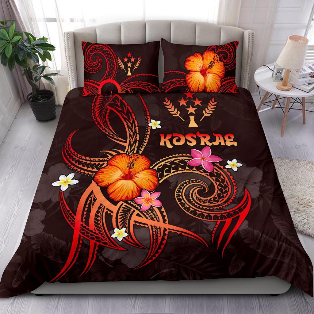 Kosrae Polynesian Bedding Set - Legend of Kosrae (Red) Red - Polynesian Pride