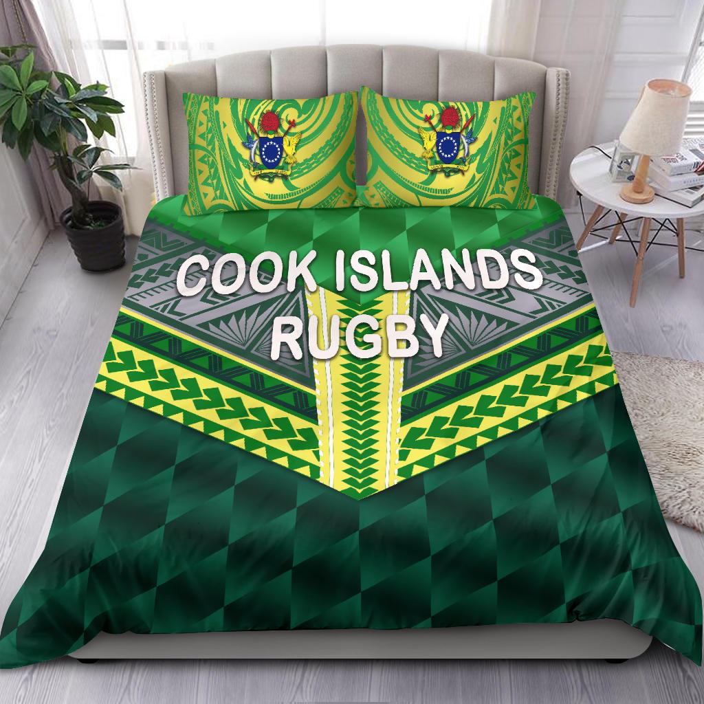 Cook Islands Ruby Bedding Set Style Green - Polynesian Pride