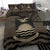 Kiribati Duvet Cover Set - Kiribati Flag & Coat Of Arms Brown - Polynesian Pride