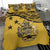 Solomon Island Duvet Cover Set - Flag & Coat Of Arms Yellow - Polynesian Pride