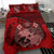 Polynesian Duvet Cover Set - Tonga Bedding Set Red - Polynesian Pride