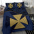 Wallis And Futuna Duvet Cover Set - Wallis And Futuna Coat Of Arms Dark Blue - Polynesian Pride