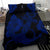 Hawaiian Anchor Poly Tribal Hibiscus Polynesian Bedding Set Blue - Polynesian Pride