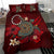 Cook Islands Bedding Set - Red Turtle Tribal - Polynesian Pride