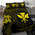 Hawaiian Map Kanaka Maoli Turtle Polynesian Bedding Set Yellow - Polynesian Pride