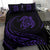 Hawaiian Map Turtle Polynesian Bedding Set - Purple - Frida Style - Polynesian Pride