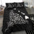 Hawaiian Map Rays Turle Polynesian Bedding Set - White - Polynesian Pride