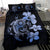 Hawaiian Hibiscus Plumeria Mix Turtle Polynesian Bedding Set Blue - Polynesian Pride