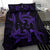 Hawaiian Map Hamerhead Shark Yin Yang Polynesian Bedding Set - Purple - Polynesian Pride