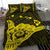 Hawaiian Shaka Aloha Map Polynesian Bedding Set Yellow - Polynesian Pride