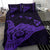 Hawaiian Shaka Aloha Map Polynesian Bedding Set Purple - Polynesian Pride