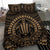 Hawaiian Kakau Honu Arc Gold Polynesian Bedding Set - Polynesian Pride