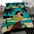 Hawaiian Sea Hula Girl Plumeria Coconut Tree Polynesian Bedding Set - Polynesian Pride