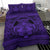 Hawaiian Madame Pele Plumeria Polynesian Bedding Set Purple - Polynesian Pride