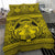 Hawaiian Madame Pele Plumeria Polynesian Bedding Set Yellow - Polynesian Pride