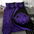 Hawaiian Madame Pele Kanaka Plumeria Polynesian Bedding Set Circle Style Purple - Polynesian Pride