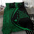 Hawaiian Map Manta Ray Polynesian Bedding Set - Green - Circle Style - Polynesian Pride