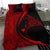 Hawaiian Map Manta Ray Polynesian Bedding Set - Red - Circle Style - Polynesian Pride