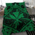 Hawaiian Map Kanaka Hibiscus Green Polynesian Bedding Set - Polynesian Pride