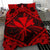 Hawaiian Map Kanaka Hibiscus Red Polynesian Bedding Set - Polynesian Pride