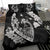 Hawaiian Fish Hook Hibiscus Banzai Surfing Polynesian Bedding Set - Polynesian Pride