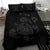 Hawaiian Map Turtle Ohana Hibicus Polynesian Bedding Set - Grey - Polynesian Pride