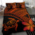 Hawaiian Turtle Kakau Plumeria Polynesian Bedding Set - Polynesian Pride