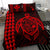 Hawaiian Map Kakau Turtle Kanaka Polynesian Bedding Set - Red - Polynesian Pride