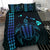 Hawaiian Map Kakau Turtle Polynesian Bedding Set - Blue - Polynesian Pride