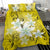 Hawaiian Plumeria Polynesian Bedding Set - Yellow - Polynesian Pride