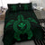 Hawaiian Turtle Kanaka Polynesian Bedding Set - Green - Polynesian Pride