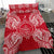 Polynesian Bedding Set - Palau Duvet Cover Set Map Red White - Polynesian Pride