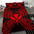 Polynesian Bedding Set - Hawaii Duvet Cover Set Map Red - Polynesian Pride