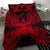 Polynesian Bedding Set - Fiji Duvet Cover Set Map Red - Polynesian Pride