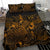 Polynesian Bedding Set - Fiji Duvet Cover Set Gold Color - Polynesian Pride