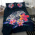 Polynesian Bedding Set - Manta Ray And Hibiscus - Polynesian Pride