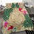 Hawaii Kanaka Maoli Palm Trees Turtle And Sharks Bedding Set - Polynesian Pride