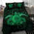 Hawaii Turtle Hibiscus Polynesian Bedding Set - Full Style - Green - Polynesian Pride