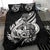 Polynesian Bedding Set - Tonga Duvet Cover Set Father And Son Black Black - Polynesian Pride