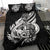 Polynesian Bedding Set - Tahiti Duvet Cover Set Father And Son Black Black - Polynesian Pride