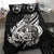 Polynesian Bedding Set - Papua New Guinea Duvet Cover Set Father And Son Black Black - Polynesian Pride