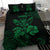 Hawaiian Bedding Set - Kanaka Maoli Polynesian Green - Polynesian Pride