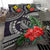 Kanaka Maoli (Hawaiian) Bedding Set - Polynesian Turtle Hibiscus Purple - Polynesian Pride