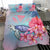 Hawaii Map Kanaka Turtle Galaxy Night Plumeria Hibiscus Bedding Set - Polynesian Pride