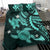 Hawaii Bedding Set - Hawaii Polynesian Turtle Hibiscus Bedding Set - Turquoise - Polynesian Pride