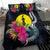 Polynesian Bedding Set - New Caledonia Duvet Cover Set Tropical Flowers - Polynesian Pride