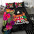 Fiji Bedding Set - Polynesian Hibiscus Pattern Black - Polynesian Pride