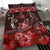 Hawaii Polynesian Turtle Waves Hibiscus Bedding Set - Erik Style - AH - Red - Polynesian Pride