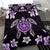 Hawaiian Violet Turtle Plumeria Bedding Set - Polynesian Pride