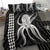 Hawaii Octopus KaKau Polynesian Bedding Set - White - Polynesian Pride